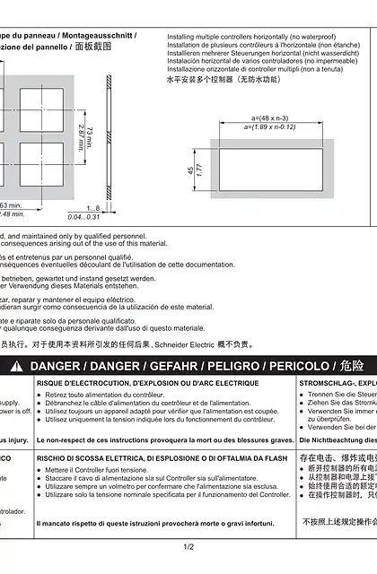 schneider施耐德REG48... Temperature Controllers